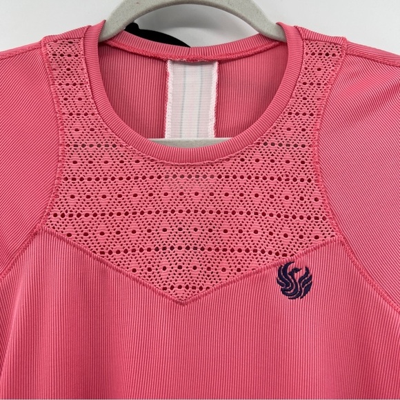 Lucky in Love Patch Stripe Long Sleeves Round Rally Skirt with Top Women - Pink - Picture 2 of 15